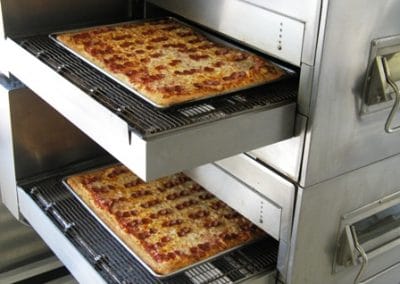 Sheet pizzas ready in as little as 24 minutes!